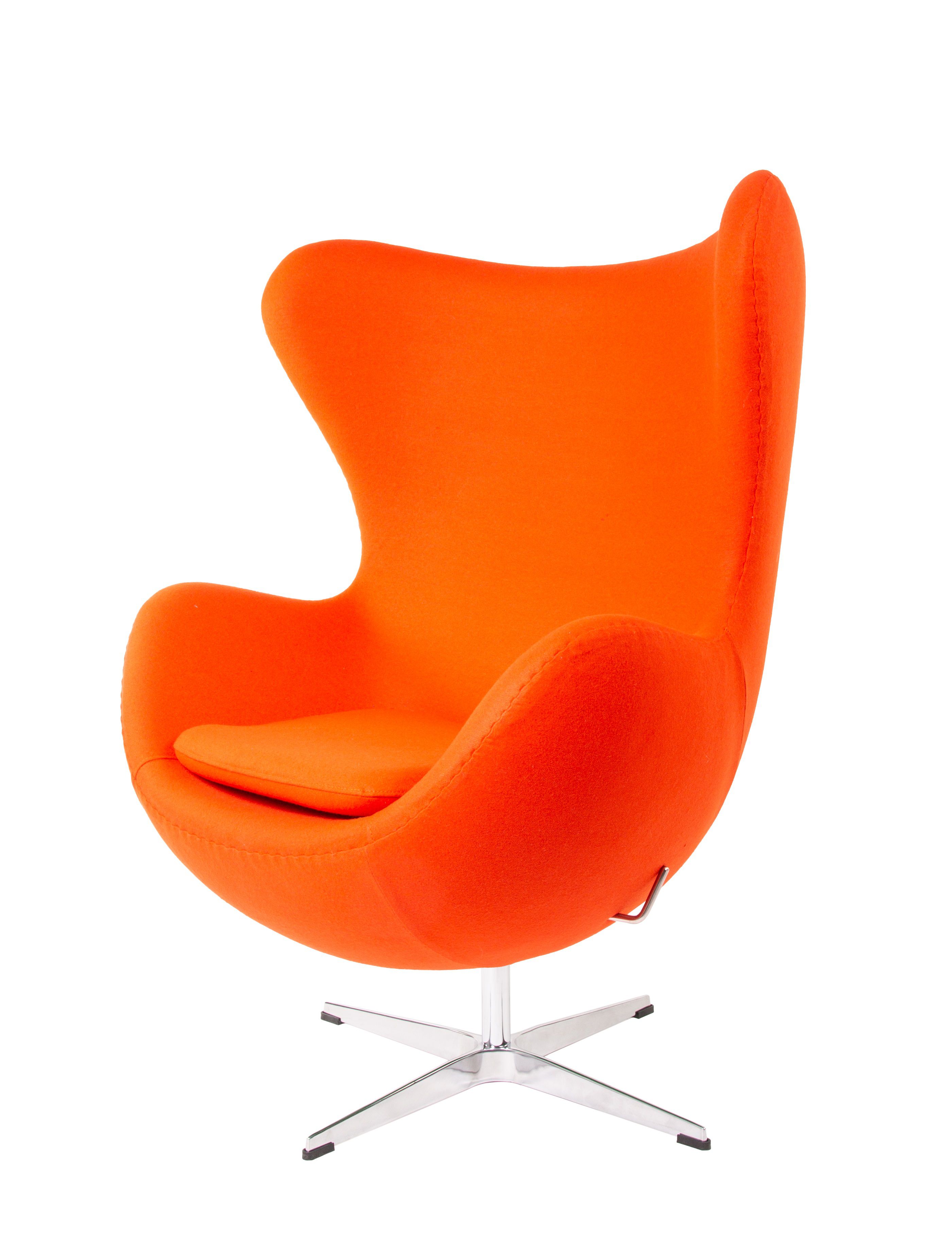 Jacobsen style Egg chair lounge chair Cashmere